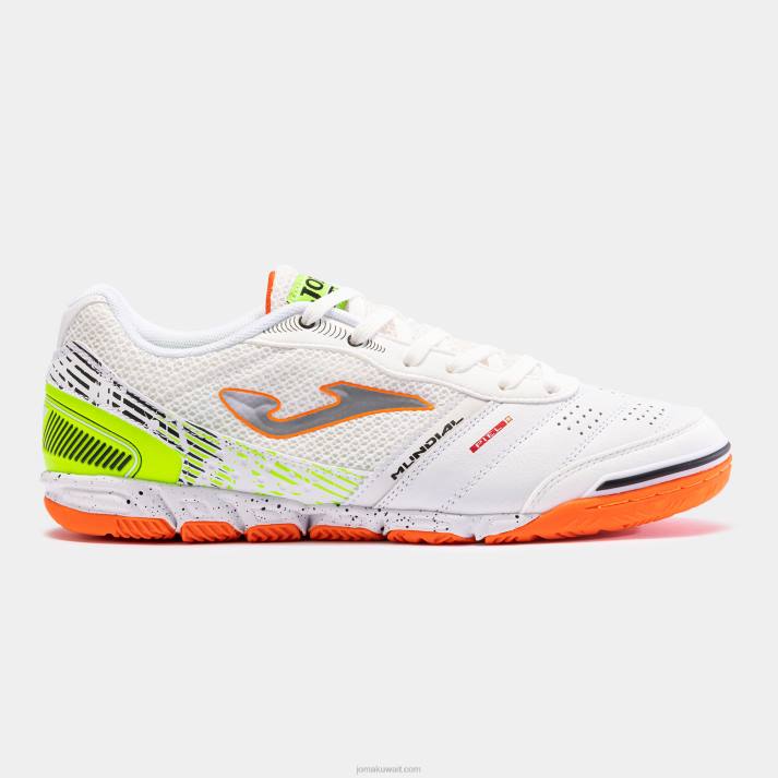 joma_82p4r107_d8a7d984d985d8b1d8acd8a7d986_d8a7d984d8a3d8a8d98ad8b6_d8a3d8add8b0d98ad8a9_d983d8b1d8a9_d8a7d984d8b5d8a7d984d8a7.jpg Joma 82P4R107 المرجان الأبيض أحذية كرة الصالات مونديال 23 داخلي - Image 1