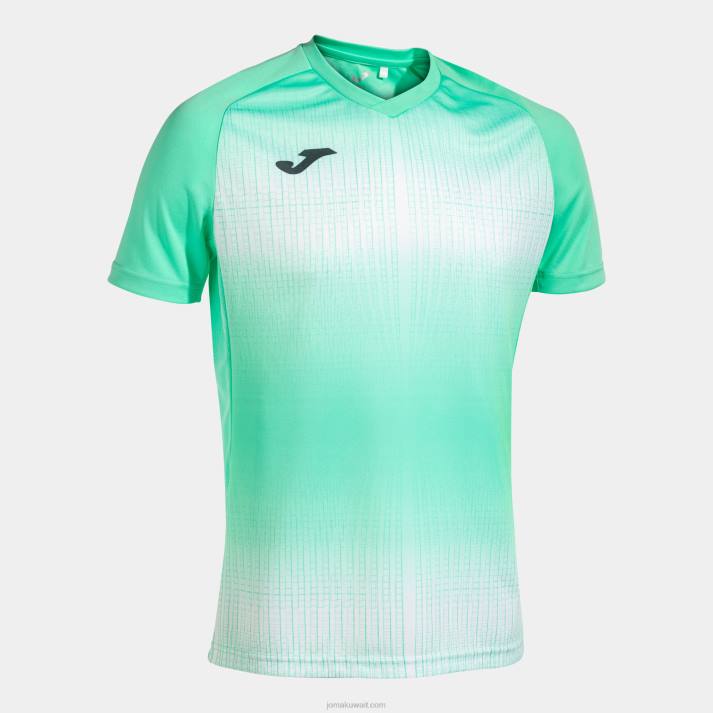 joma_82p4r1190_d8a3d8a8d98ad8b6_d8a3d8aed8b6d8b1_d982d985d98ad8b5_d8a8d8a3d983d985d8a7d985_d982d8b5d98ad8b1d8a9_d8a7d984d986d9.jpg Joma 82P4R1190 أبيض أخضر قميص بأكمام قصيرة النمر v رجال - Image 1