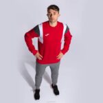 Joma 82P4R1246 أحمر قميص من النوع الثقيل مريح iii رجال - Image 8
