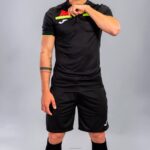 Joma 82P4R1282 أسود قميص قصير الأكمام الحكم رجال - Image 6