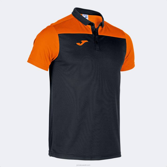 joma_82p4r1286_d8a8d8b1d8aad982d8a7d984d8a9_d8b3d988d8afd8a7d8a1_d982d985d98ad8b5_d8a8d988d984d988_d8a8d8a3d983d985d8a7d985_d9.jpg Joma 82P4R1286 برتقالة سوداء قميص بولو بأكمام قصيرة هواية II رجال - Image 1