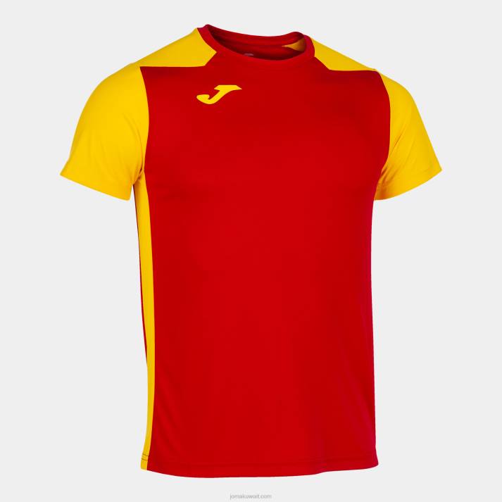 joma_82p4r1357_d8a7d8add985d8b1_d8a7d8b5d981d8b1_d982d985d98ad8b5_d982d8b5d98ad8b1_d8a7d984d8a3d983d985d8a7d985_d8b3d8acd984_d8.jpg Joma 82P4R1357 احمر اصفر قميص قصير الأكمام سجل الثاني رجال - Image 1