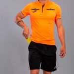 Joma 82P4R135 البرتقالي قميص قصير الأكمام الحكم رجال - Image 4