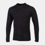 Joma 82P4R1381 أسود مستكشف قميص طويل الأكمام رجال