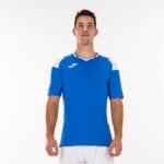 Joma 82P4R1467 الأزرق الملكي الأبيض والأزرق الداكن قميص قصير الأكمام طاقم ثالثا رجال - Image 2