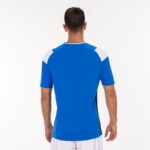 Joma 82P4R1467 الأزرق الملكي الأبيض والأزرق الداكن قميص قصير الأكمام طاقم ثالثا رجال - Image 3