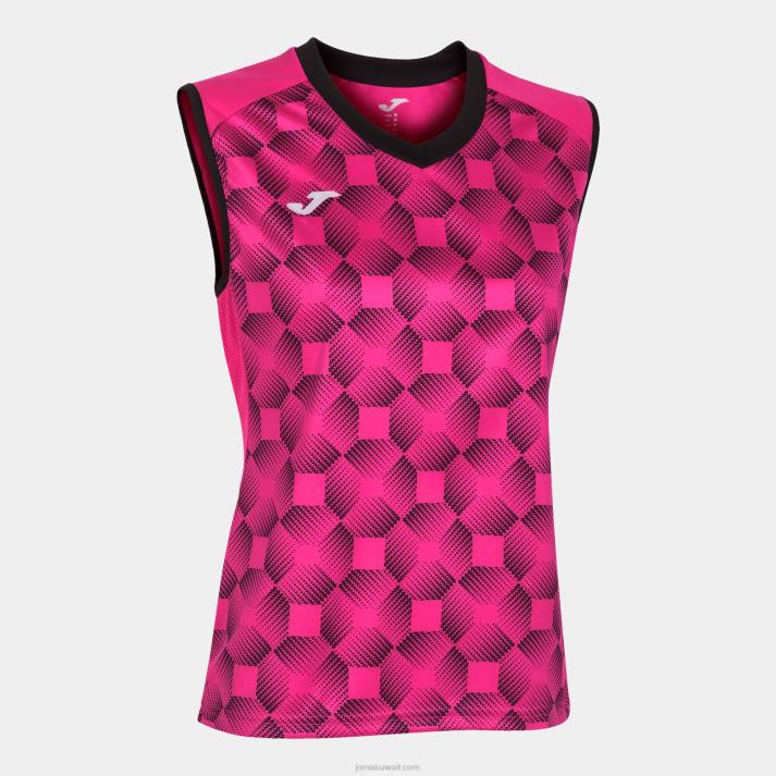 joma_82p4r1639_d986d98ad988d986_d988d8b1d8afd98a_d8a3d8b3d988d8af_d8a8d984d8a7_d8a3d983d985d8a7d985_d8aad98a_d8b4d98ad8b1d8aa_d.jpg Joma 82P4R1639 نيون وردي أسود بلا أكمام تي شيرت سوبرنوفا الثالث نحيف - Image 1