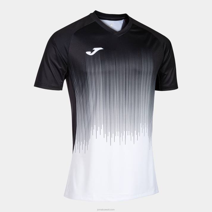 joma_82p4r168_d8a3d8a8d98ad8b6_d8a3d8b3d988d8af_d982d985d98ad8b5_d8a8d8a3d983d985d8a7d985_d982d8b5d98ad8b1d8a9_d8a7d984d986d98.jpg Joma 82P4R168 أبيض أسود قميص بأكمام قصيرة النمر الرابع رجال - Image 1