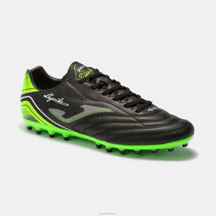 Joma 82P4R16 أسود أخضر نيون حذاء كرة القدم aguila 22 العشب الصناعي - Image 5