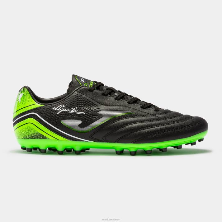 Joma 82P4R16 أسود أخضر نيون حذاء كرة القدم aguila 22 العشب الصناعي - Image 1