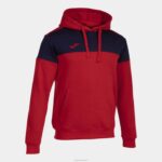 Joma 82P4R175 أحمر أزرق كحلي طاقم سترة مقنعين v رجال
