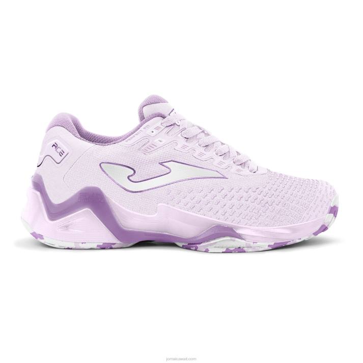 Joma 82P4R1767 أبيض أرجواني حذاء t.ace 23 hard court نحيف - Image 1