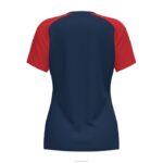 Joma 82P4R1888 الأزرق الداكن الأحمر قميص بأكمام قصيرة أكاديمية رابعا نحيف - Image 2