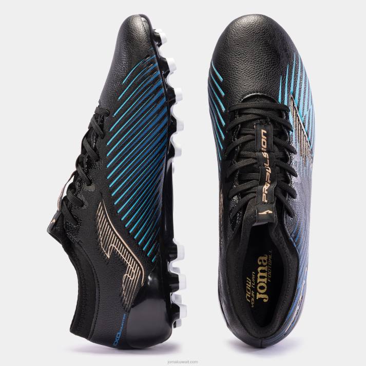 Joma 82P4R190 أسود أزرق حذاء كرة القدم دفع كوب 23 عشب صناعي - Image 4