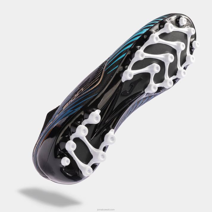 Joma 82P4R190 أسود أزرق حذاء كرة القدم دفع كوب 23 عشب صناعي - Image 5