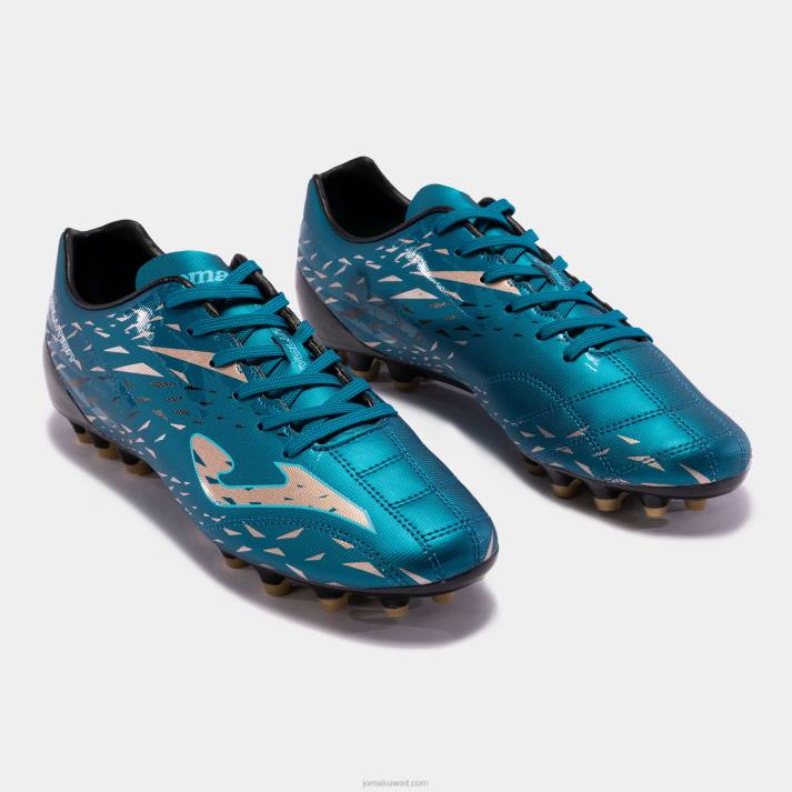 Joma 82P4R198 أزرق حذاء كرة القدم تطور كأس 23 عشب صناعي - Image 2