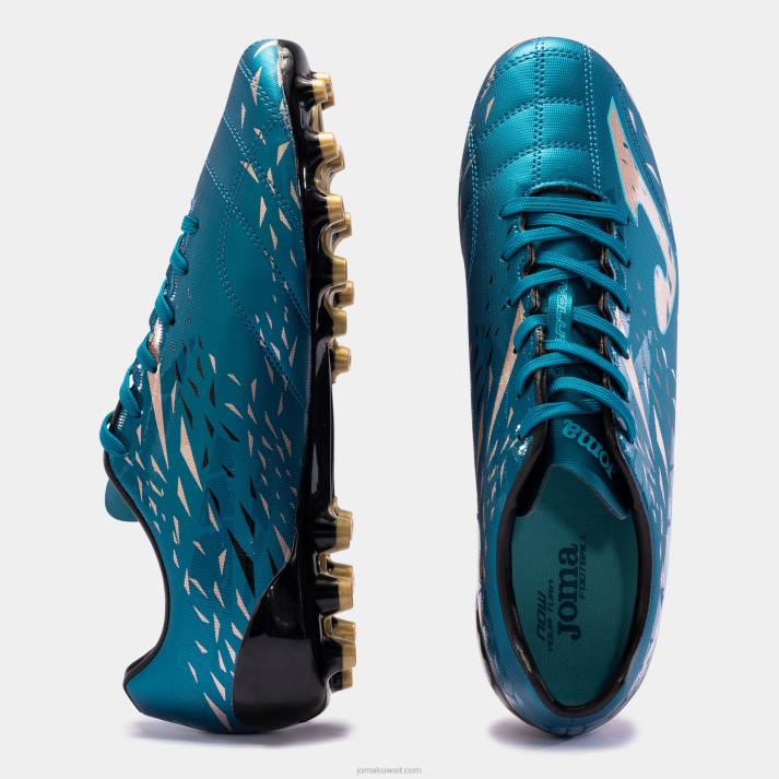 Joma 82P4R198 أزرق حذاء كرة القدم تطور كأس 23 عشب صناعي - Image 4