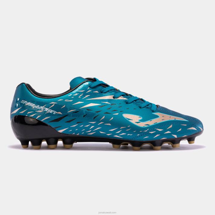 Joma 82P4R198 أزرق حذاء كرة القدم تطور كأس 23 عشب صناعي - Image 1