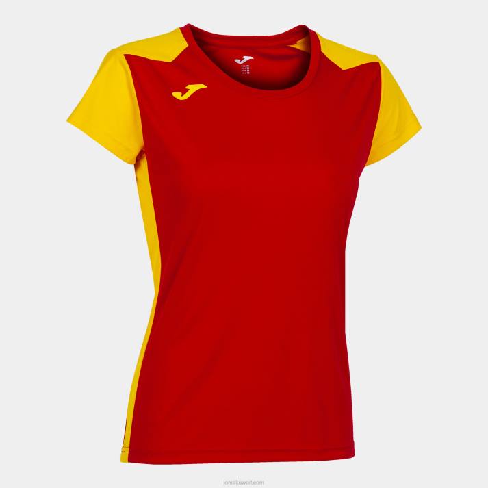 joma_82p4r2007_d8a7d8add985d8b1_d8a7d8b5d981d8b1_d982d985d98ad8b5_d982d8b5d98ad8b1_d8a7d984d8a3d983d985d8a7d985_d8b3d8acd984_d8.jpg Joma 82P4R2007 احمر اصفر قميص قصير الأكمام سجل الثاني نحيف - Image 1