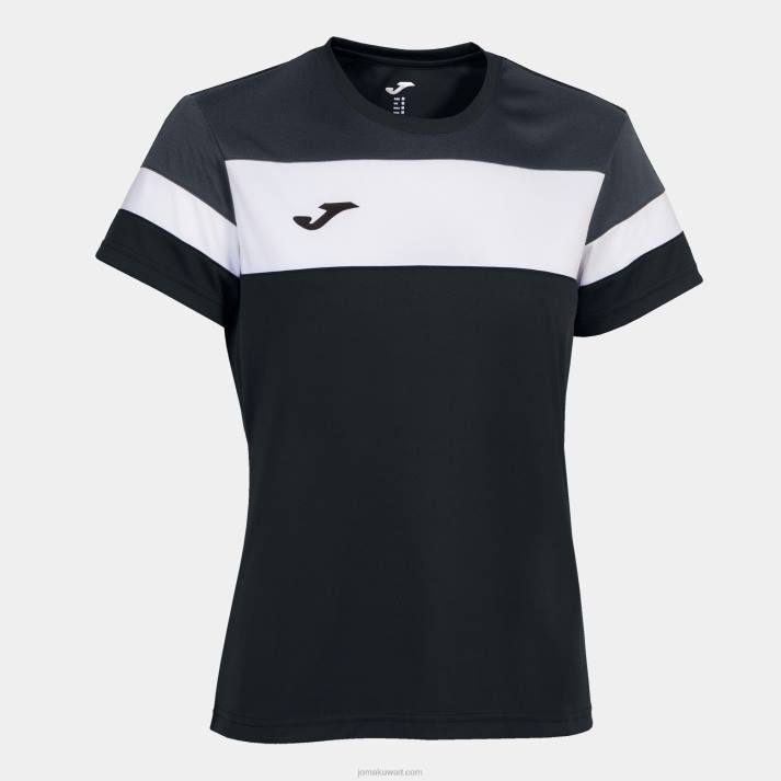 joma_82p4r2056_d8a3d8b3d988d8af_d8a3d8a8d98ad8b6_d8b1d985d8a7d8afd98a_d8bad8a7d985d982_d982d985d98ad8b5_d8a8d8a3d983d985d8a7d9.jpg Joma 82P4R2056 أسود أبيض رمادي غامق قميص بأكمام قصيرة طاقم رابعا نحيف - Image 1