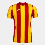 Joma 82P4R205 احمر اصفر قميص قصير الاكمام انتر كلاسيك رجال - Image 2