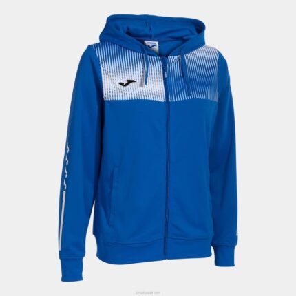 Joma 82P4R2168 أزرق ملكي أبيض سترة مقنعين صديقة للبيئة سوبرنوفا نحيف