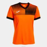 Joma 82P4R2171 برتقالي أسود قميص بأكمام قصيرة مستعر أعظم صديق للبيئة نحيف