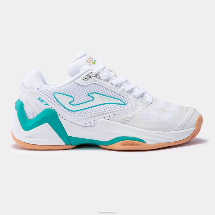 joma_82p4r2174_d8a3d8a8d98ad8b6_d8a7d984d8b3d985d8a7d8a1_d8a7d984d8b2d8b1d982d8a7d8a1_d8a3d8add8b0d98ad8a9_d8aad98a_d985d8acd9.jpg Joma 82P4R2174 أبيض السماء الزرقاء أحذية تي مجموعة 23 محكمة صلبة نحيف - Image 1