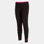 Joma 82P4R2183 الفوشيه الأسود لباس ضيق طويل الأسد نحيف