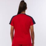 Joma 82P4R2232 أحمر أزرق كحلي قميص البطولة البيئية قصيرة الأكمام نحيف - Image 5