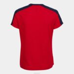 Joma 82P4R2232 أحمر أزرق كحلي قميص البطولة البيئية قصيرة الأكمام نحيف - Image 6