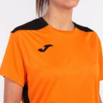 Joma 82P4R2235 برتقالي أسود بطولة قميص قصير الأكمام سادسا نحيف - Image 5