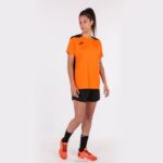 Joma 82P4R2235 برتقالي أسود بطولة قميص قصير الأكمام سادسا نحيف - Image 7