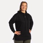 Joma 82P4R2248 أسود دافني سترة مقنعين نحيف - Image 2