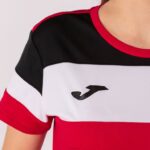 Joma 82P4R2258 أحمر أسود أبيض قميص بأكمام قصيرة طاقم رابعا نحيف - Image 4