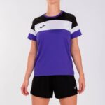 Joma 82P4R2261 أرجواني أسود أبيض قميص بأكمام قصيرة طاقم رابعا نحيف - Image 3