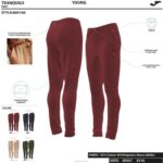 Joma 82P4R2285 أسود لونغز السراويل دافني نحيف - Image 7