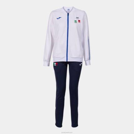 Joma 82P4R2287 أبيض رياضية اتحاد التنس الإيطالي نحيف