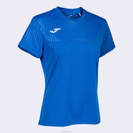 Joma 82P4R2304 الأزرق الملكي قميص قصير الأكمام مونتريال نحيف