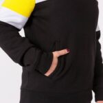 Joma 82P4R2309 أسود أصفر أبيض طاقم سترة مقنعين رابعا نحيف - Image 3