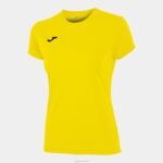 Joma 82P4R2325 أصفر قميص قصير الأكمام كومبي نحيف