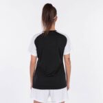 Joma 82P4R2329 أسود أبيض قميص بأكمام قصيرة أكاديمية رابعا نحيف - Image 3