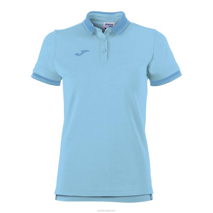 joma_82p4r2348_d8a7d984d8b3d985d8a7d8a1_d8a7d984d8b2d8b1d982d8a7d8a1_d982d985d98ad8b5_d8a8d988d984d988_d982d8b5d98ad8b1_d8a7d9.jpg Joma 82P4R2348 السماء الزرقاء قميص بولو قصير الأكمام Bali II نحيف - Image 1