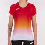 Joma 82P4R2355 أحمر أبيض أصفر قميص قصير الأكمام النخبة السابع نحيف - Image 2