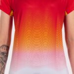 Joma 82P4R2355 أحمر أبيض أصفر قميص قصير الأكمام النخبة السابع نحيف - Image 6
