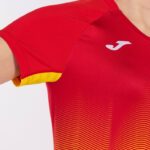 Joma 82P4R2355 أحمر أبيض أصفر قميص قصير الأكمام النخبة السابع نحيف - Image 7