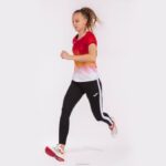 Joma 82P4R2355 أحمر أبيض أصفر قميص قصير الأكمام النخبة السابع نحيف - Image 8