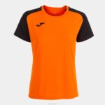 Joma 82P4R2369 برتقالي أسود قميص بأكمام قصيرة أكاديمية رابعا نحيف