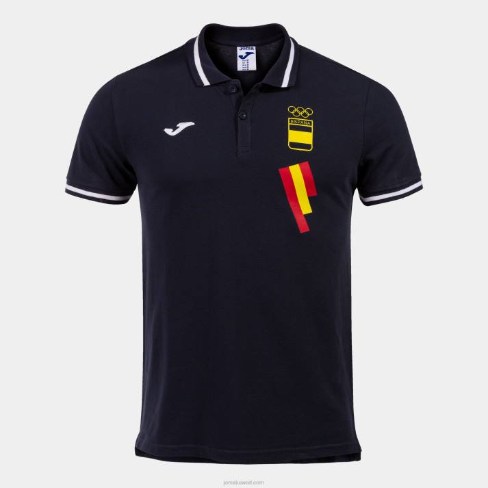 joma_82p4r249_d8a7d984d8a3d8b2d8b1d982_d8a7d984d8afd8a7d983d986_d8a7d984d8a3d8a8d98ad8b6_d982d985d98ad8b5_d8a8d988d984d988_d98.jpg Joma 82P4R249 الأزرق الداكن الأبيض قميص بولو قصير الأكمام اللجنة الأولمبية الترفيهية الإسبانية - Image 1