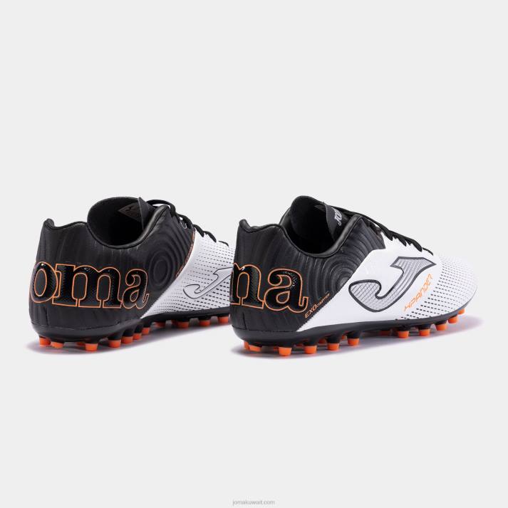 Joma 82P4R2540 أبيض أسود حذاء كرة القدم xpander 23 عشب صناعي - Image 3